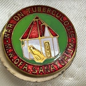 Vintage M.W.A Tuberculosis enamel pin